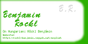 benjamin rockl business card